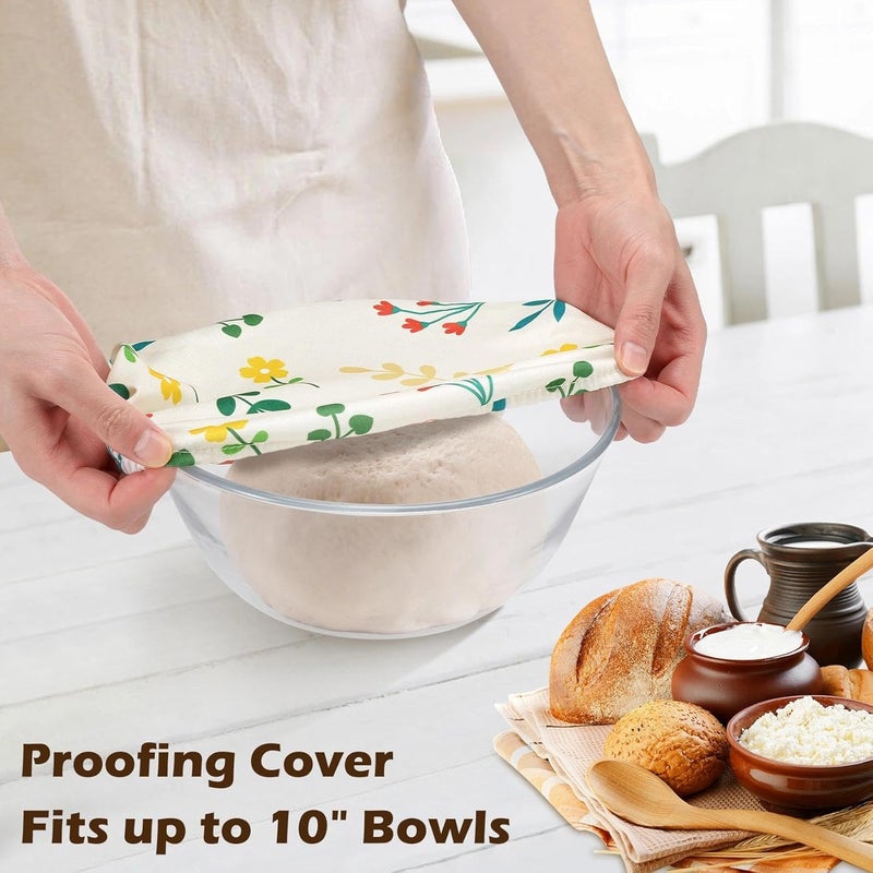 Revahope 2 Pack Reusable Bread Bags for Homemade Bread, 17"×13" Sourdough Bread Storage Bags with Bowl Cover - Keep Loaf Fresh and Easy to Wash(Black Cat) - Image 5
